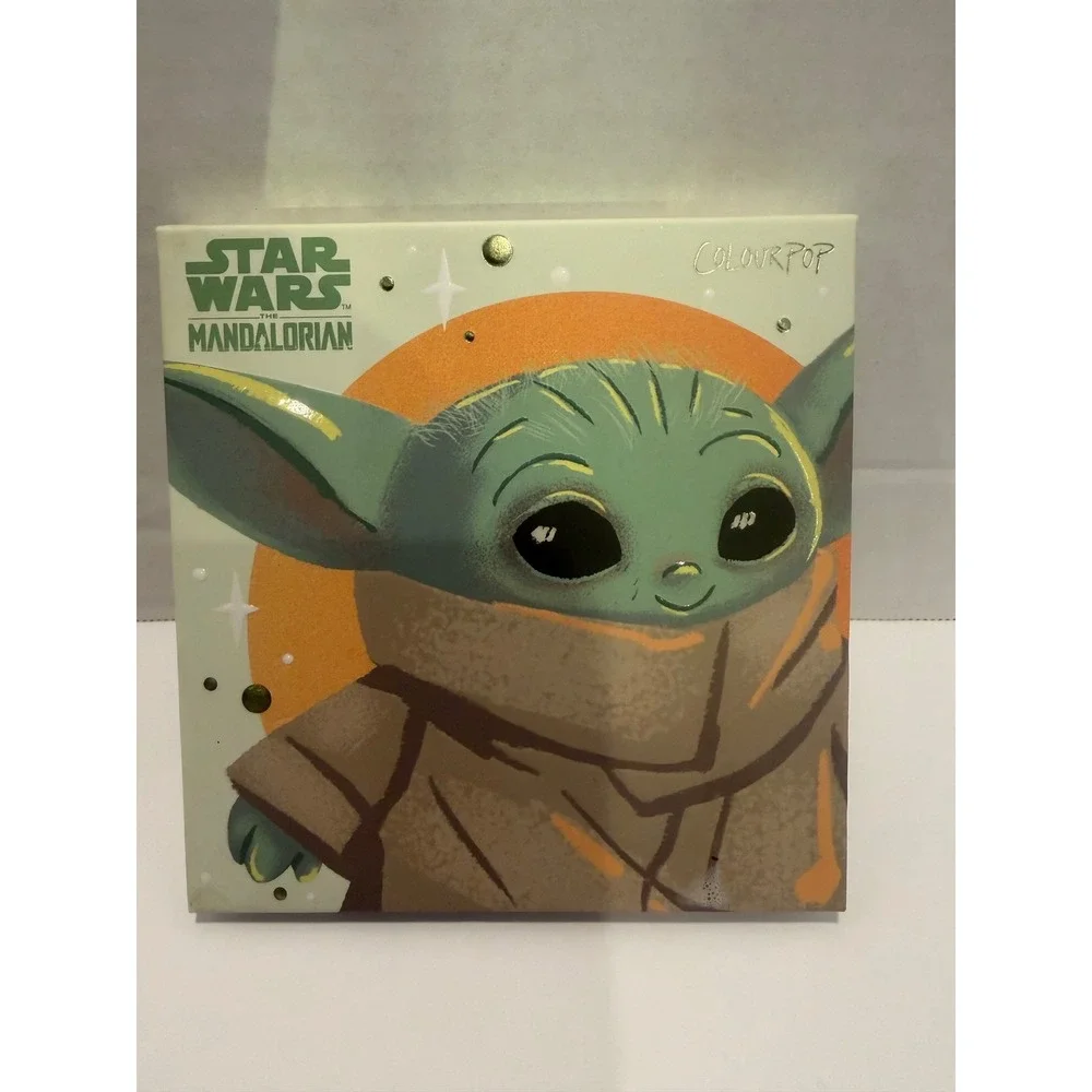 ColourPop Star Wars The Mandalorian The Child Eyeshadow Palette Grogu Green